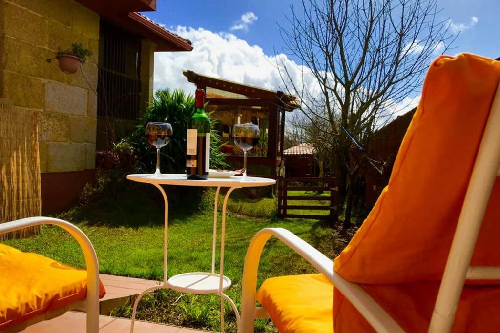 Tranquila Casita De Invitados En Vigo Con Chimenea المظهر الخارجي الصورة