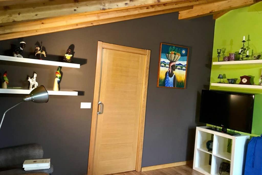 Tranquila Casita De Invitados En Vigo Con Chimenea المظهر الخارجي الصورة