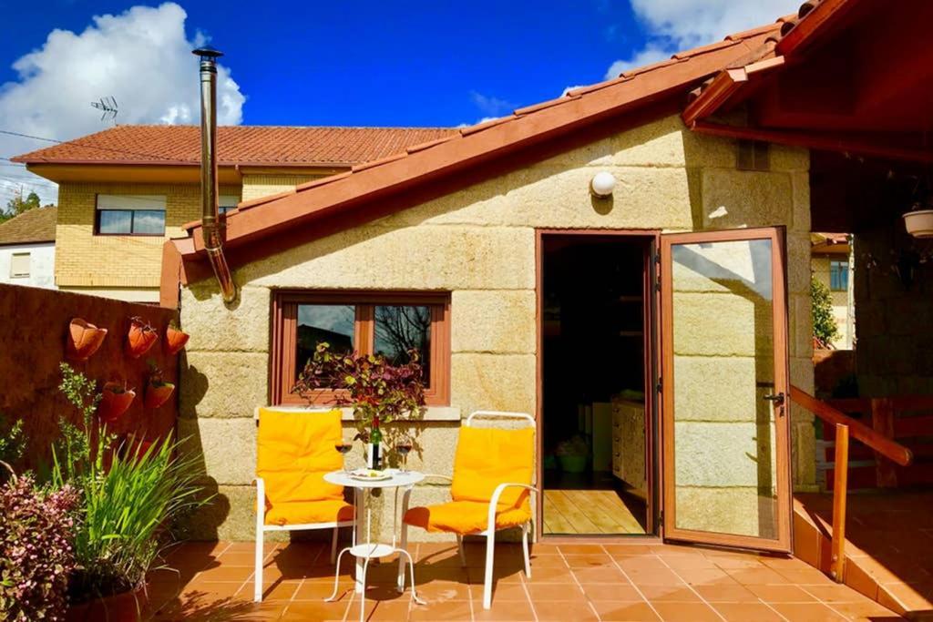 Tranquila Casita De Invitados En Vigo Con Chimenea المظهر الخارجي الصورة