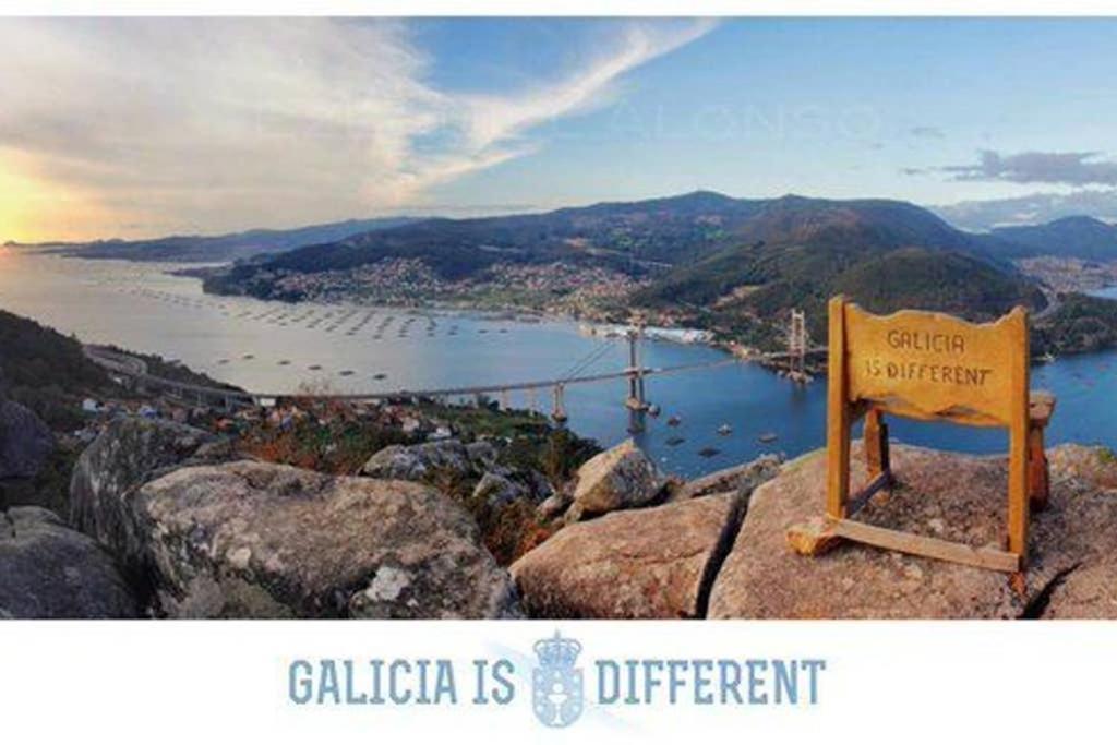 Tranquila Casita De Invitados En Vigo Con Chimenea المظهر الخارجي الصورة