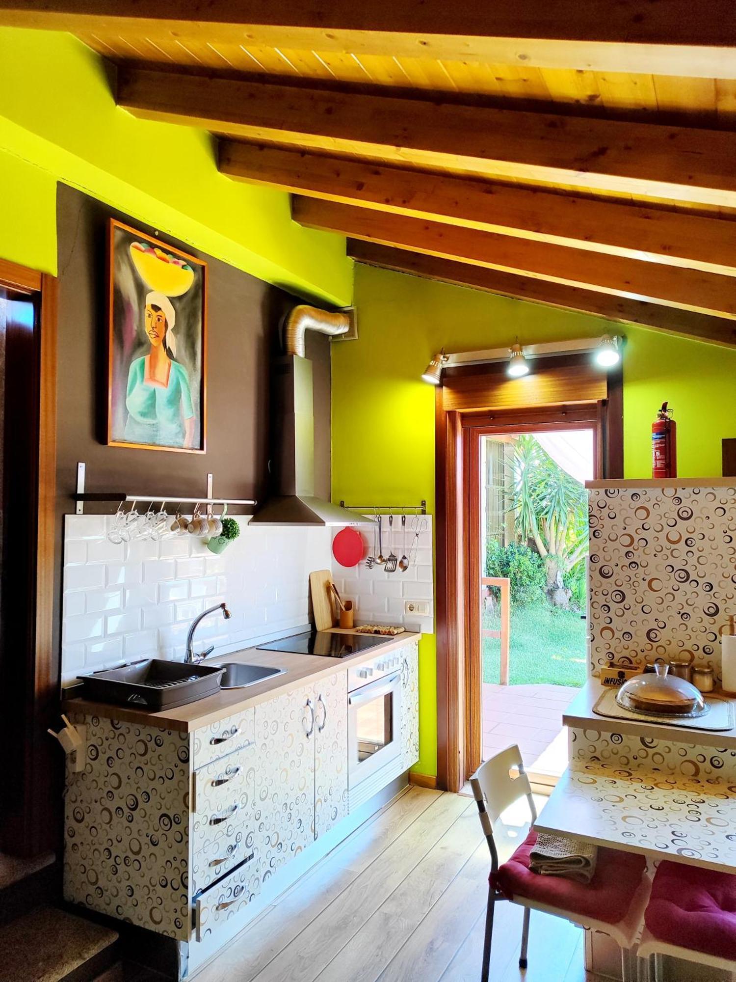 Tranquila Casita De Invitados En Vigo Con Chimenea المظهر الخارجي الصورة